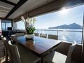 PASHBAR Sunseeker 76 Yacht dining area