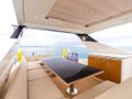 PASSION Couach 2300 Fly flybridge dining area