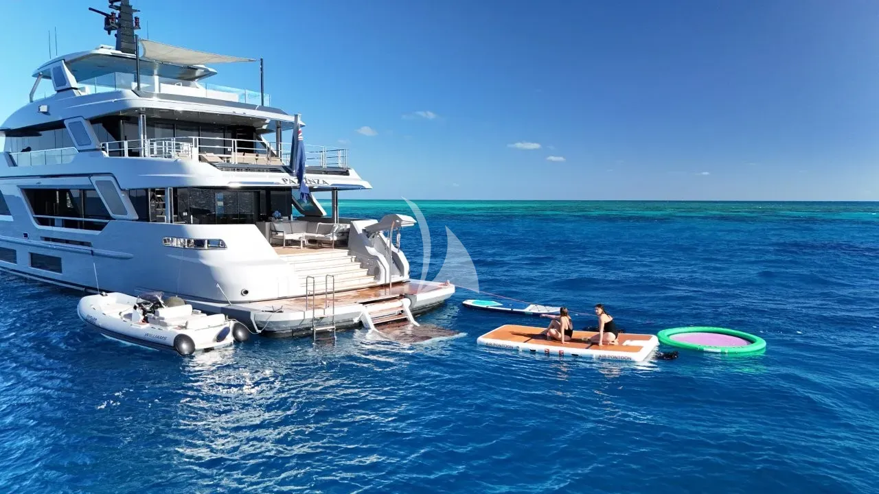 PAZIENZA Cantiere Delle Marche RJ115 - with the water toys