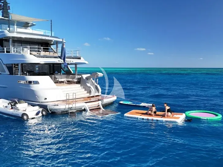 PAZIENZA Cantiere Delle Marche RJ115 - with the water toys PAZIENZA Cantiere Delle Marche RJ115 - with the water toys