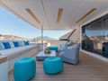 PENELOPE Ferretti 33 Aft Deck Lounge