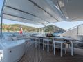 PENELOPE ISA 470 - sky deck aft alfresco dining area and lounge PENELOPE ISA 470 - sky deck aft alfresco dining area and lounge
