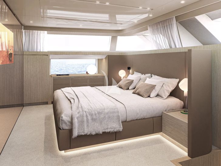 PENGUINS Sanlorenzo SD90 - master cabin PENGUINS Sanlorenzo SD90 - master cabin
