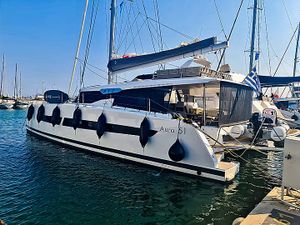 PENNY LANE - Fountaine Pajot Aura 51 - 6 Cabins - Lavrion - Athens - Mykonos - Paros - Greece PENNY LANE - Fountaine Pajot Aura 51 - 6 Cabins - Lavrion - Athens - Mykonos - Paros - Greece