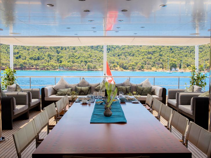 PERSEFONI 1 Mariotti 53 Upper Alfresco Deck Dining PERSEFONI 1 Mariotti 53 Upper Alfresco Deck Dining