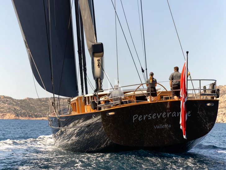 PERSEVERANCE 1 Baltic 36m - aft shot sailing PERSEVERANCE 1 Baltic 36m - aft shot sailing