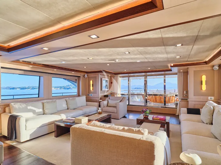 PHOTON CRN Ancona 43 - main saloon seating PHOTON CRN Ancona 43 - main saloon seating