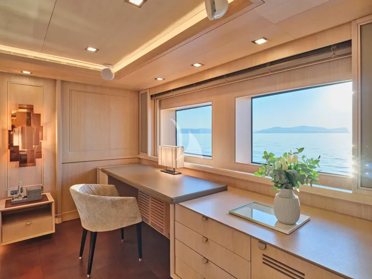 PHOTON CRN Ancona 43 - master cabin work area PHOTON CRN Ancona 43 - master cabin work area