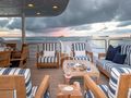 PISCES Delta Marine 151 - sky deck aft lounge PISCES Delta Marine 151 - sky deck aft lounge