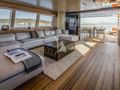 PLAN B Ferretti Custom Line Navetta 33 - main salon PLAN B Ferretti Custom Line Navetta 33 - main salon