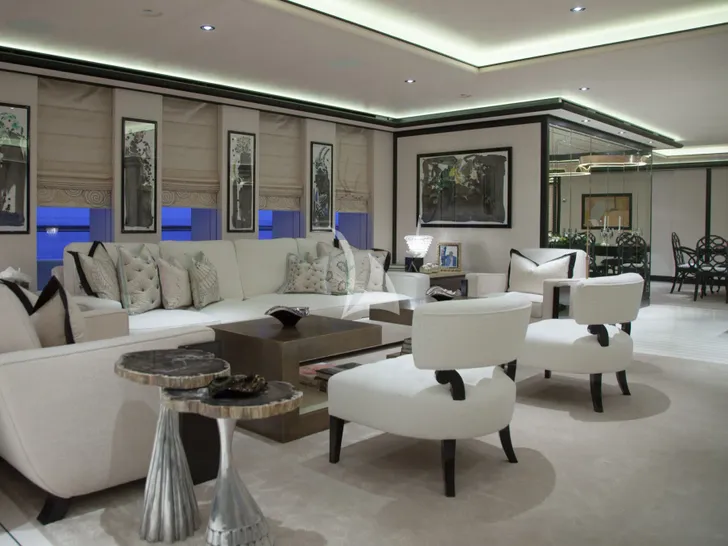 PLAN B ADM 73m - main saloon seating PLAN B ADM 73m - main saloon seating