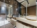 PLAN B Ferretti Custom Line Navetta 33 - master cabin bathroom PLAN B Ferretti Custom Line Navetta 33 - master cabin bathroom