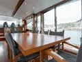 PLAY THE GAME Sunseeker 28m - indoor dining area PLAY THE GAME Sunseeker 28m - indoor dining area