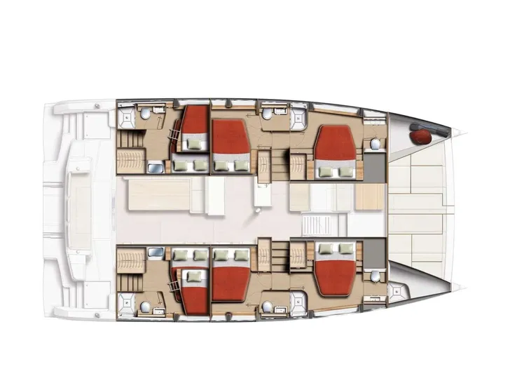 PORTFOLIO Bali 5.2 - cabin layout PORTFOLIO Bali 5.2 - cabin layout