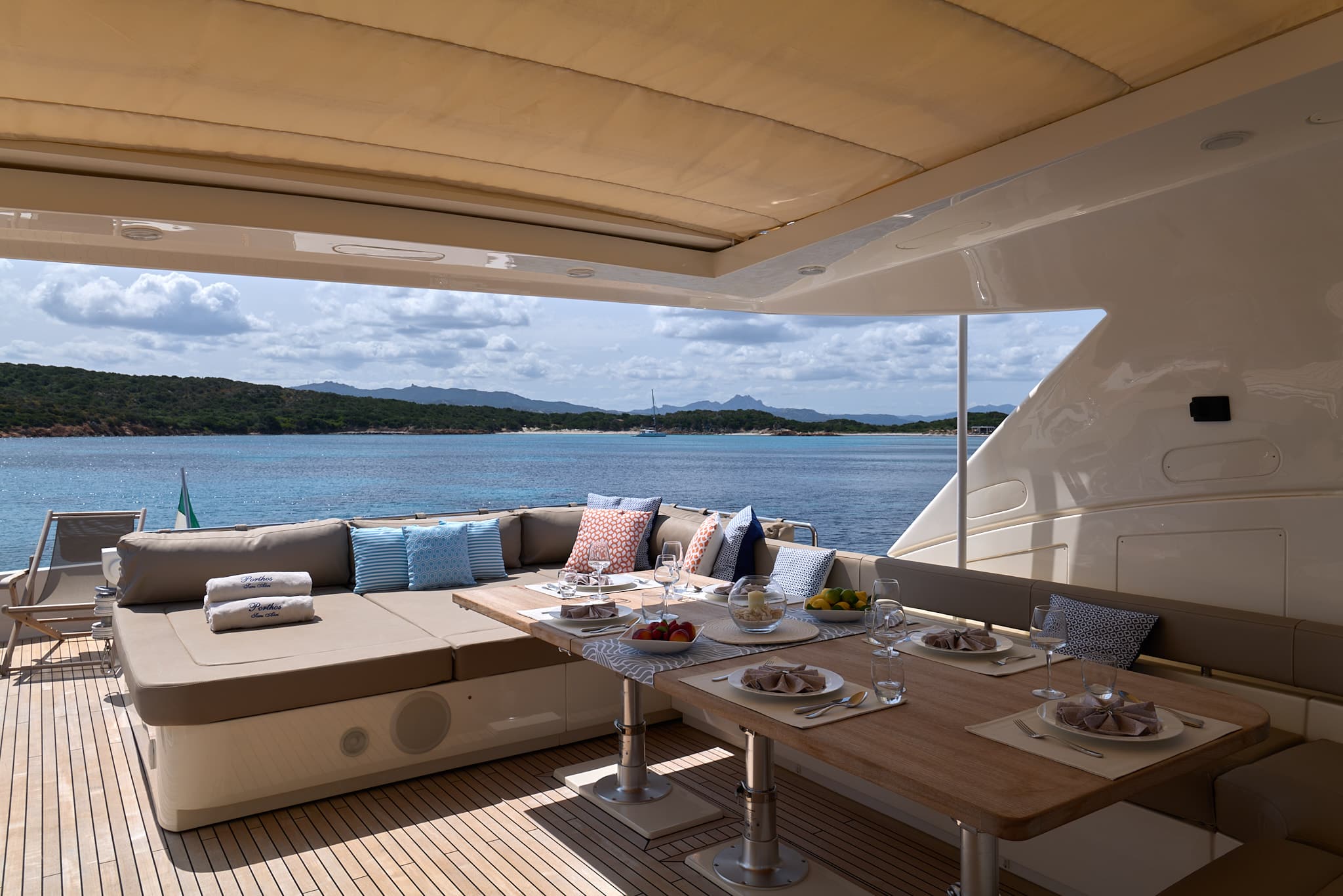 Charter Yacht PORTHOS SANS ABRI - Ferretti 881 - 4 Cabins - Sardinia - Poltu Quatu - Porto Cervo - Sardinia - Italy