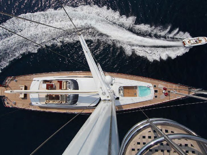 PRANA Sailing Yacht Aerial PRANA Sailing Yacht Aerial