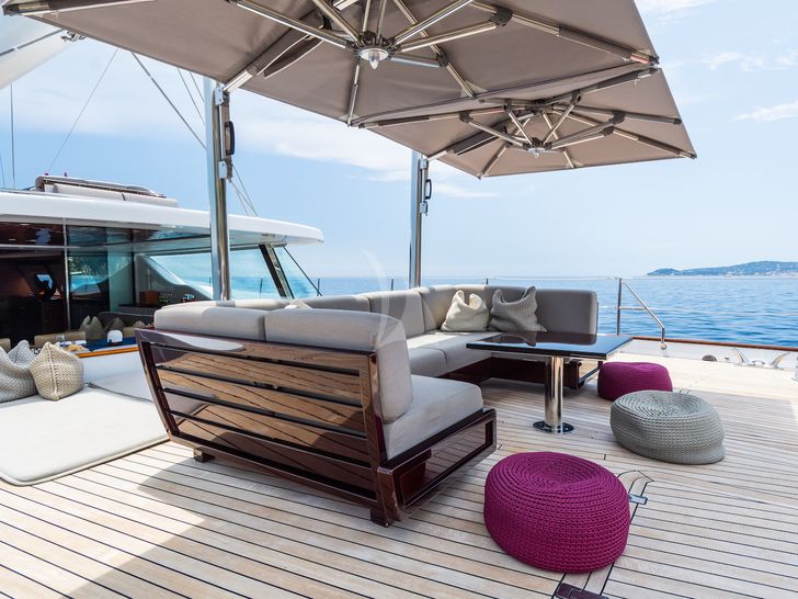 PRANA Sailing Yacht Aft Deck 1 PRANA Sailing Yacht Aft Deck 1