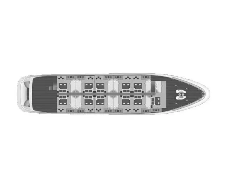 PREMIER Custom 55m Superyacht - cabin layout PREMIER Custom 55m Superyacht - cabin layout
