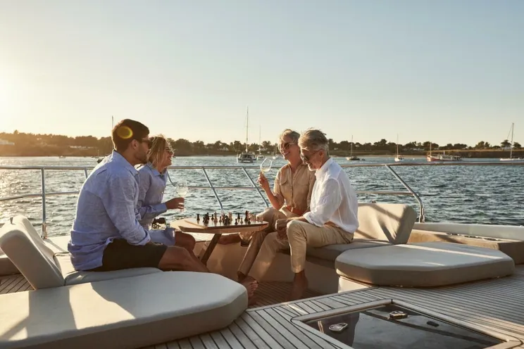 Charter Yacht Prestige X60 - French Riviera Day Charter Yacht - Juan Les Pins - Antibes - Cannes - St Tropez - Nice