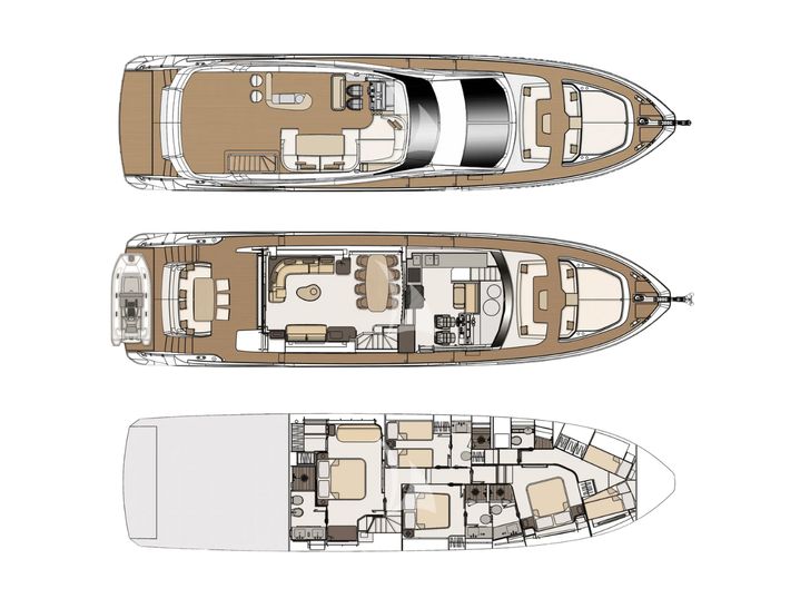 PREWI Azimut Fly 78 - layout PREWI Azimut Fly 78 - layout
