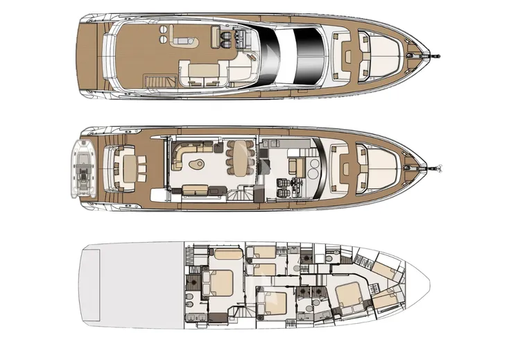 Layout for PREWI Azimut Fly 78 - layout