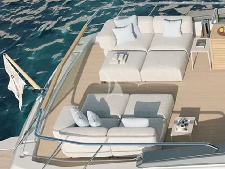 PRIMUS Sanlorenzo SL96A - sun deck sun beds PRIMUS Sanlorenzo SL96A - sun deck sun beds