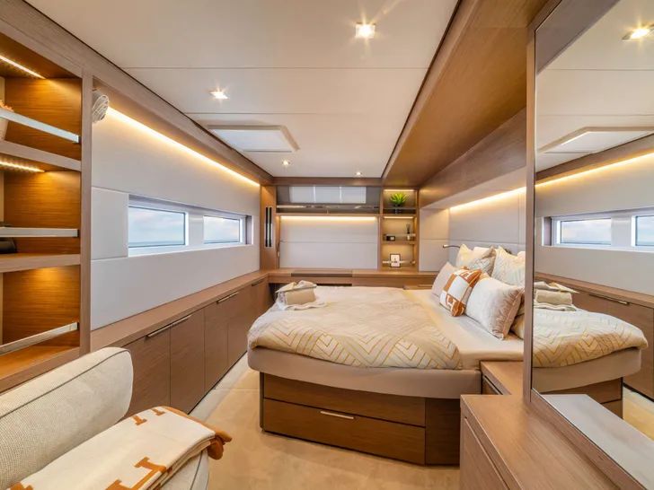 PRINCESS S Lagoon 55 - master cabin PRINCESS S Lagoon 55 - master cabin