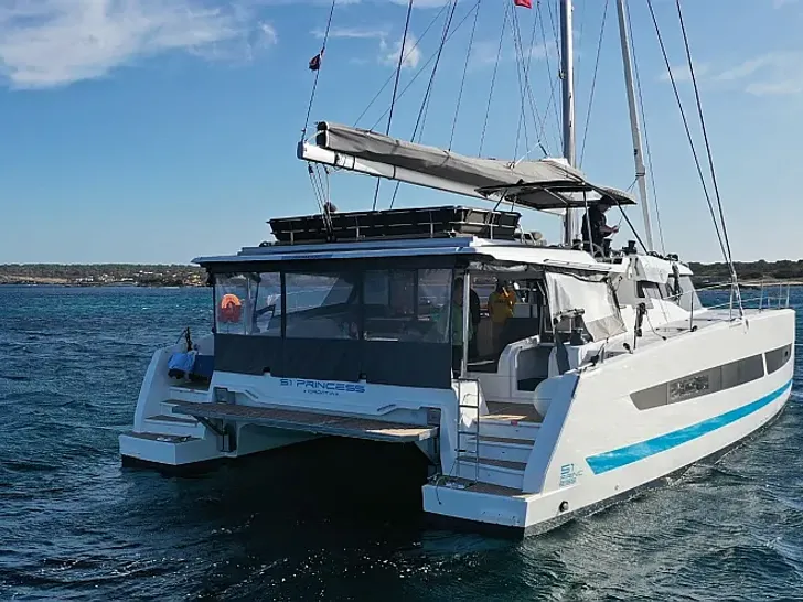 PRINCESS Fountaine Pajot Aura 51 - aft shot PRINCESS Fountaine Pajot Aura 51 - aft shot