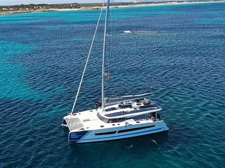 PRINCESS Fountaine Pajot Aura 51 - anchored PRINCESS Fountaine Pajot Aura 51 - anchored
