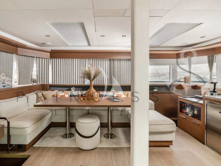 PRINCESS S Lagoon 55 - saloon and galley PRINCESS S Lagoon 55 - saloon and galley