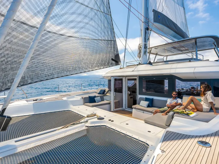 PRINCESS KARLA Lagoon 60 - foredeck PRINCESS KARLA Lagoon 60 - foredeck