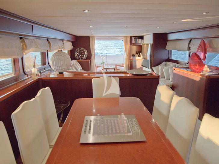 PRINCESS MAELA Secni Shipyard 28m - main saloon PRINCESS MAELA Secni Shipyard 28m - main saloon