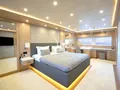 PRINCESS MELDA Neta Marine 39m - master cabin bed and work desk PRINCESS MELDA Neta Marine 39m - master cabin bed and work desk