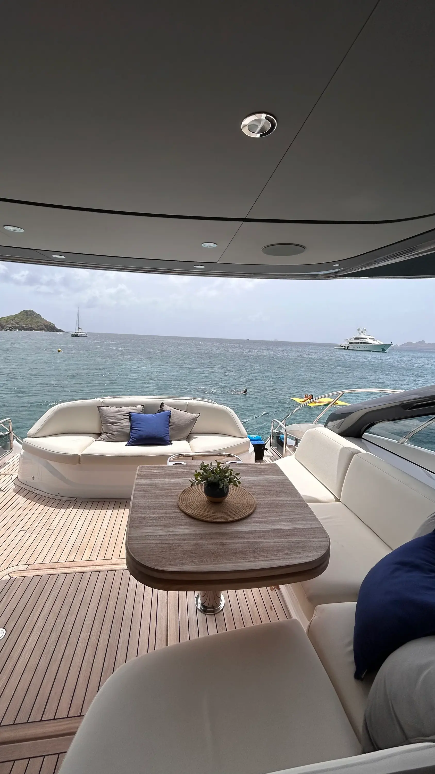 Charter Yacht PRINCESS V55 - St Barths Day Charter Yacht - Gustavia - Colombier Beach - Shell Beach
