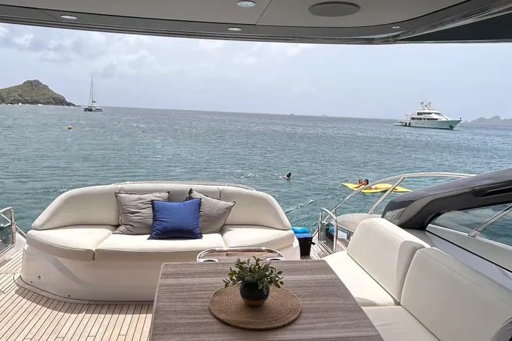 Charter Yacht PRINCESS V55 - St Barths Day Charter Yacht - Gustavia - Colombier Beach - Shell Beach