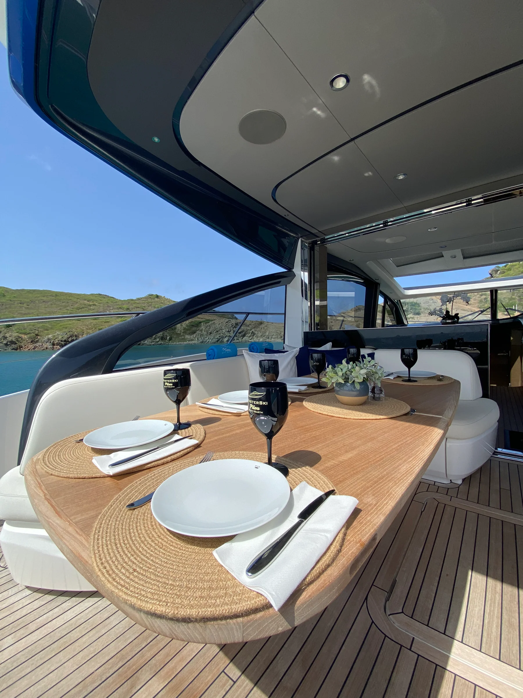 Charter Yacht PRINCESS V55 - St Barths Day Charter Yacht - Gustavia - Colombier Beach - Shell Beach