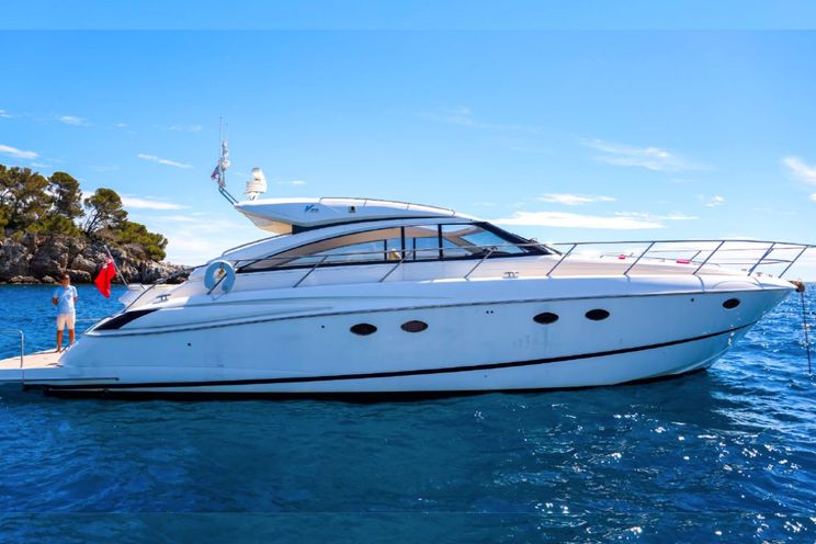 Charter Yacht Princess V56 - French Riviera Day Charter Yacht - Juan les Pins - Antibes - Cannes - St Tropez - Nice
