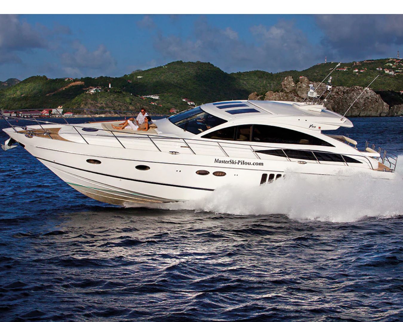 PRINCESS V70 - St Barths Day Charter Yacht - Gustavia - Colombier Beach - Shell Beach