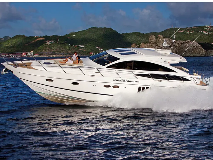 PRINCESS V70 St Barths Day Charter Yacht - profile PRINCESS V70 St Barths Day Charter Yacht - profile