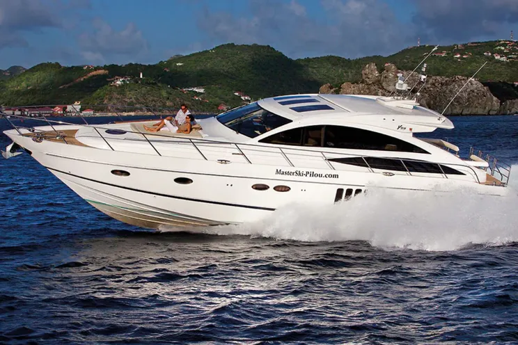 Charter Yacht PRINCESS V70 - St Barths Day Charter Yacht - Gustavia - Colombier Beach - Shell Beach