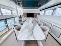 PRIVILEGE WHS Custom 34m - indoor dining area PRIVILEGE WHS Custom 34m - indoor dining area
