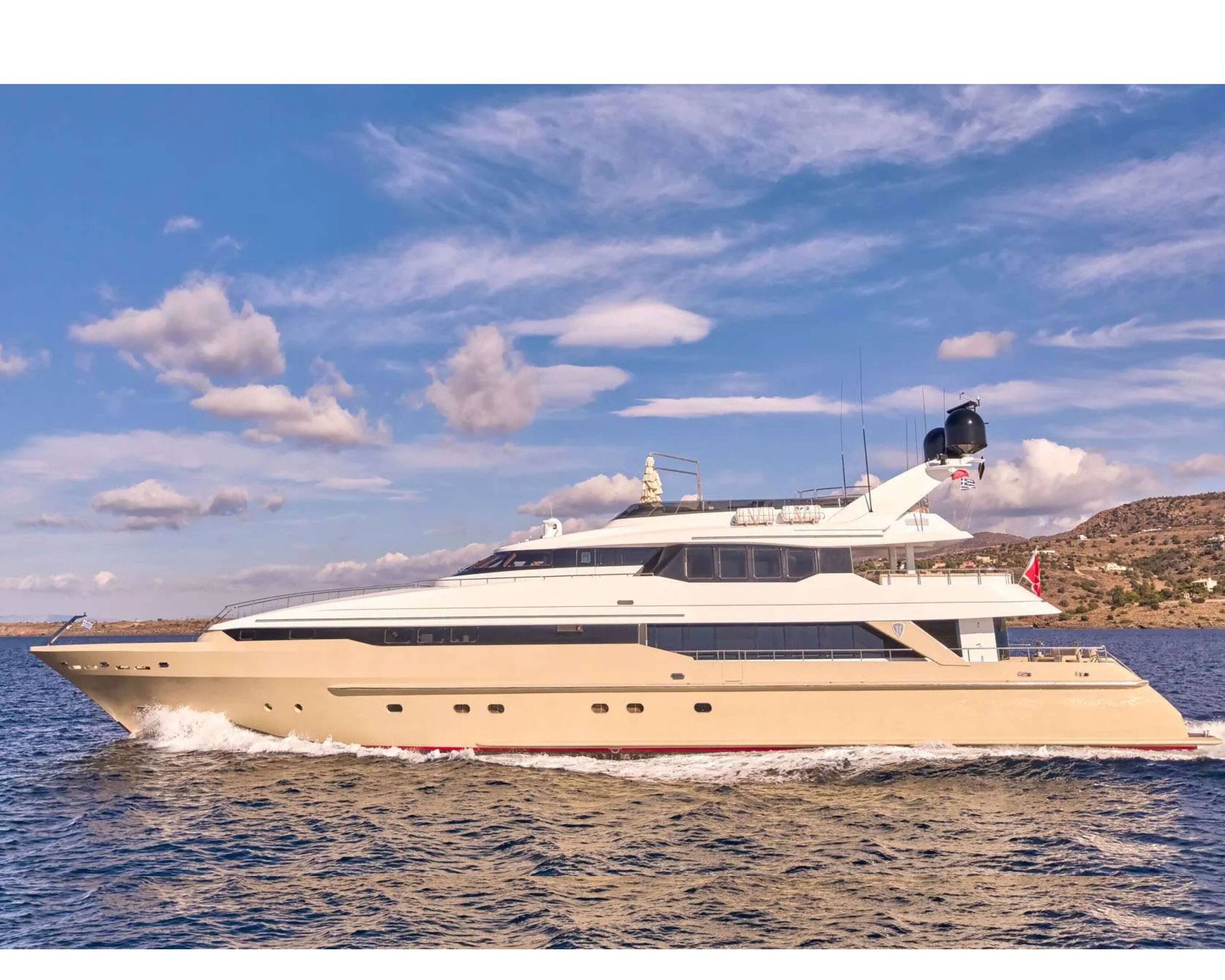 PROMETHEUS I - Heesen 45m - 5 Cabins - Athens - Mykonos - Paros - Cyclades - Greece