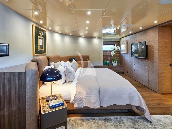 PROMETHEUS I Heesen 45m master cabin side shot PROMETHEUS I Heesen 45m master cabin side shot