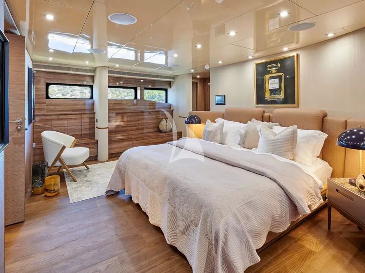 PROMETHEUS I Heesen 45m master cabin PROMETHEUS I Heesen 45m master cabin