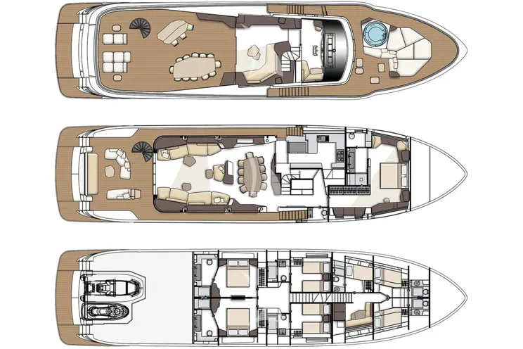 Layout for PROPOSITION Azimut Magellano 30m - layout