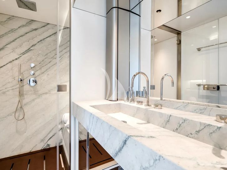 PROPOSITION Azimut Magellano 30m - master cabin bathroom PROPOSITION Azimut Magellano 30m - master cabin bathroom