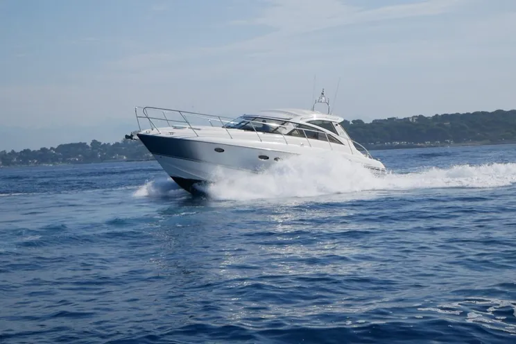 Charter Yacht Princess V48 - French Riviera Day Charter Yacht - Juan les Pins - Antibes - Cannes - St Tropez - Nice