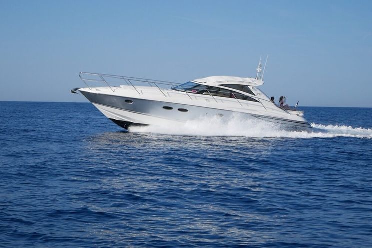 Charter Yacht Princess V48 - French Riviera Day Charter Yacht - Juan les Pins - Antibes - Cannes - St Tropez - Nice