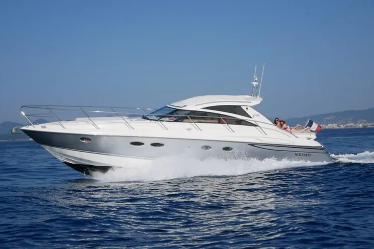 Charter Yacht Princess V48 - French Riviera Day Charter Yacht - Juan les Pins - Antibes - Cannes - St Tropez - Nice