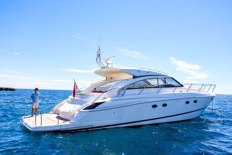 Charter Yacht Princess V56 - French Riviera Day Charter Yacht - Juan les Pins - Antibes - Cannes - St Tropez - Nice